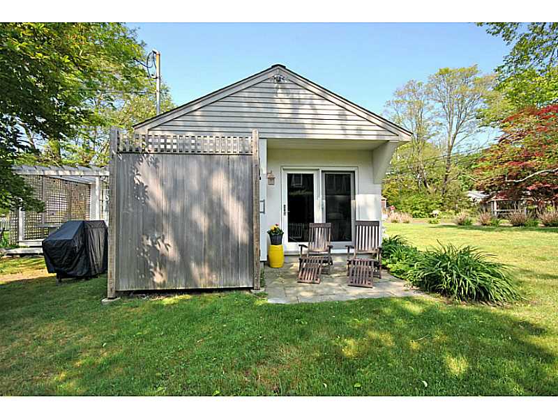 4 Standish Road Jamestown, RI 02835 - Photo 19 of 24 Patio/Deck. Just off the MBR en Suite, is this wonderful stone patio is 8 x 8, private, and with an outdoor shower!