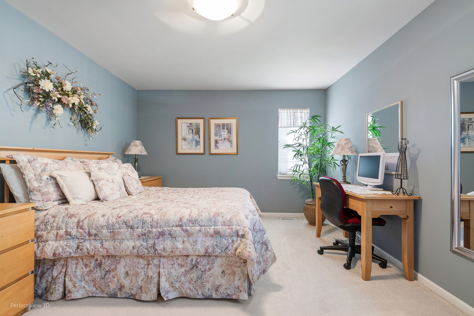 2733 Berman Road North Aurora, IL 60542 - Photo 20 of 24 a bedroom with a bed and a desk
