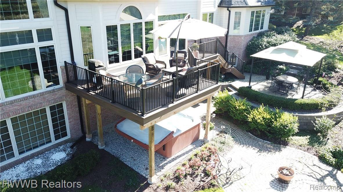 4742 Goodison Pl Drive Rochester, MI 48306 - Photo 44 of 50 44 - Back Deck & Patio.JPG