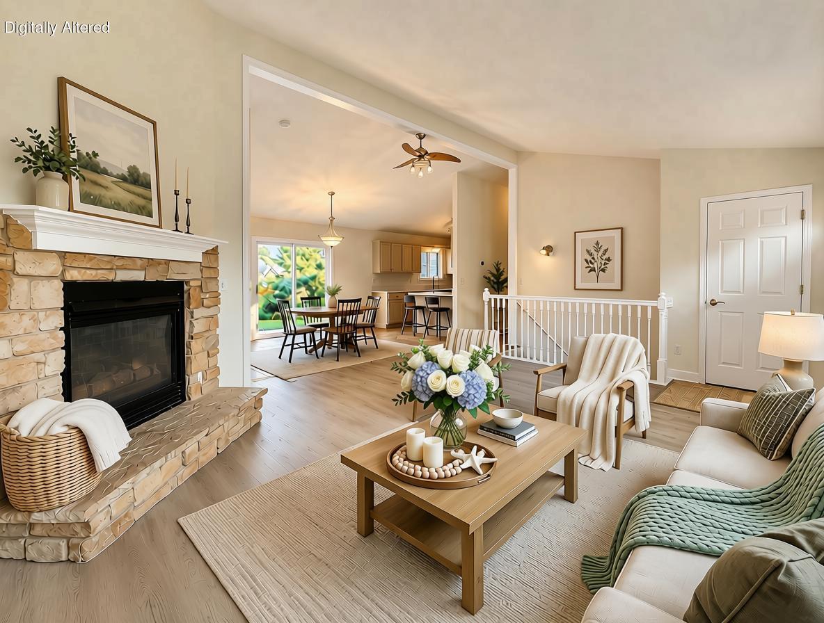 Living Room Virtually Staged