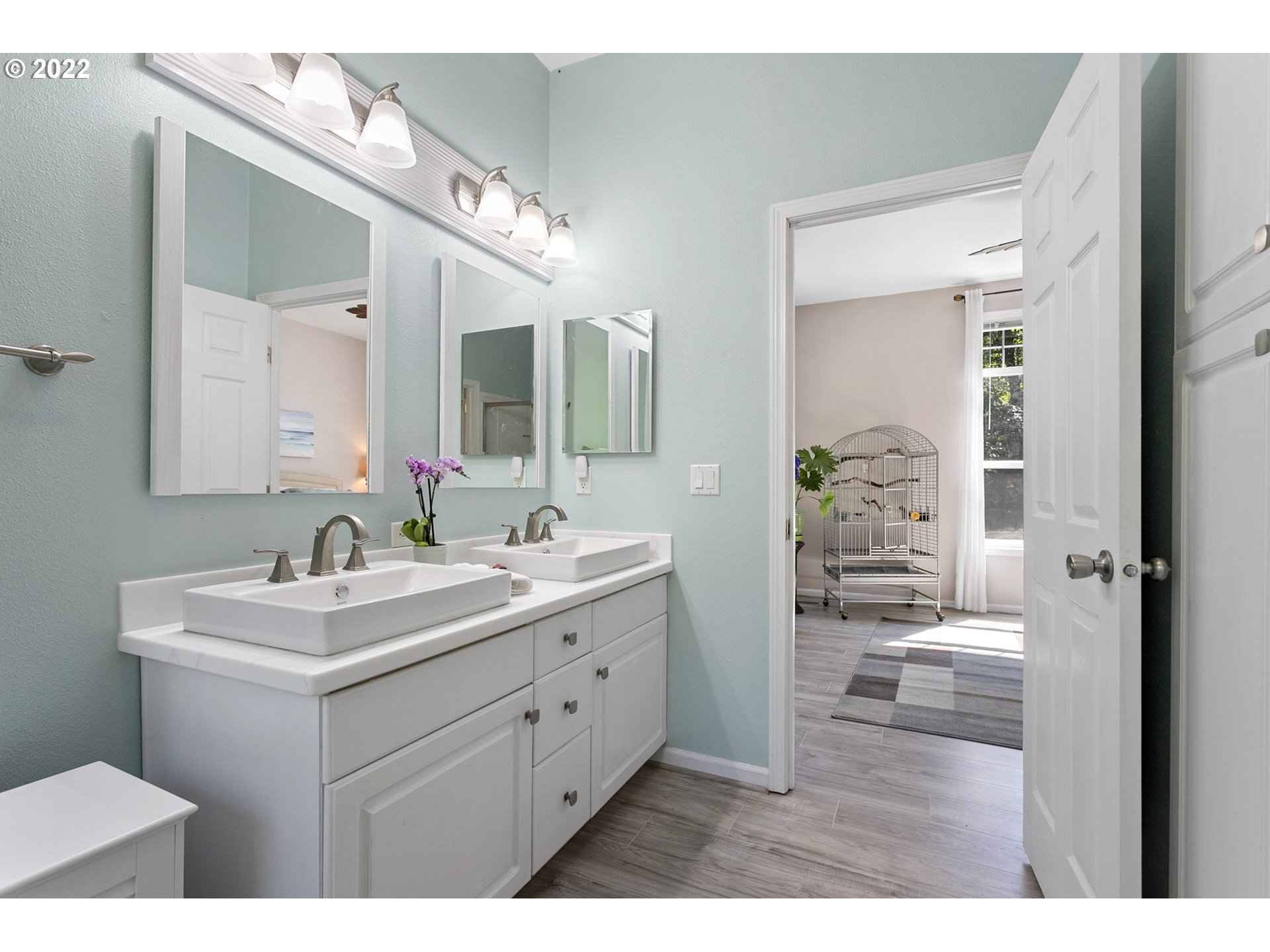 71572 Pruitt Road Rainier, OR 97048 - Photo 19 of 31 a bathroom with a sink mirror and a toilet