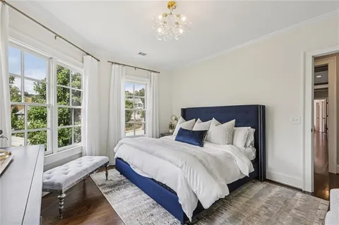 a aerial view of a house