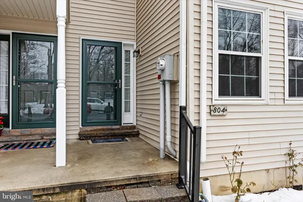 a view of a entryway front of a house
