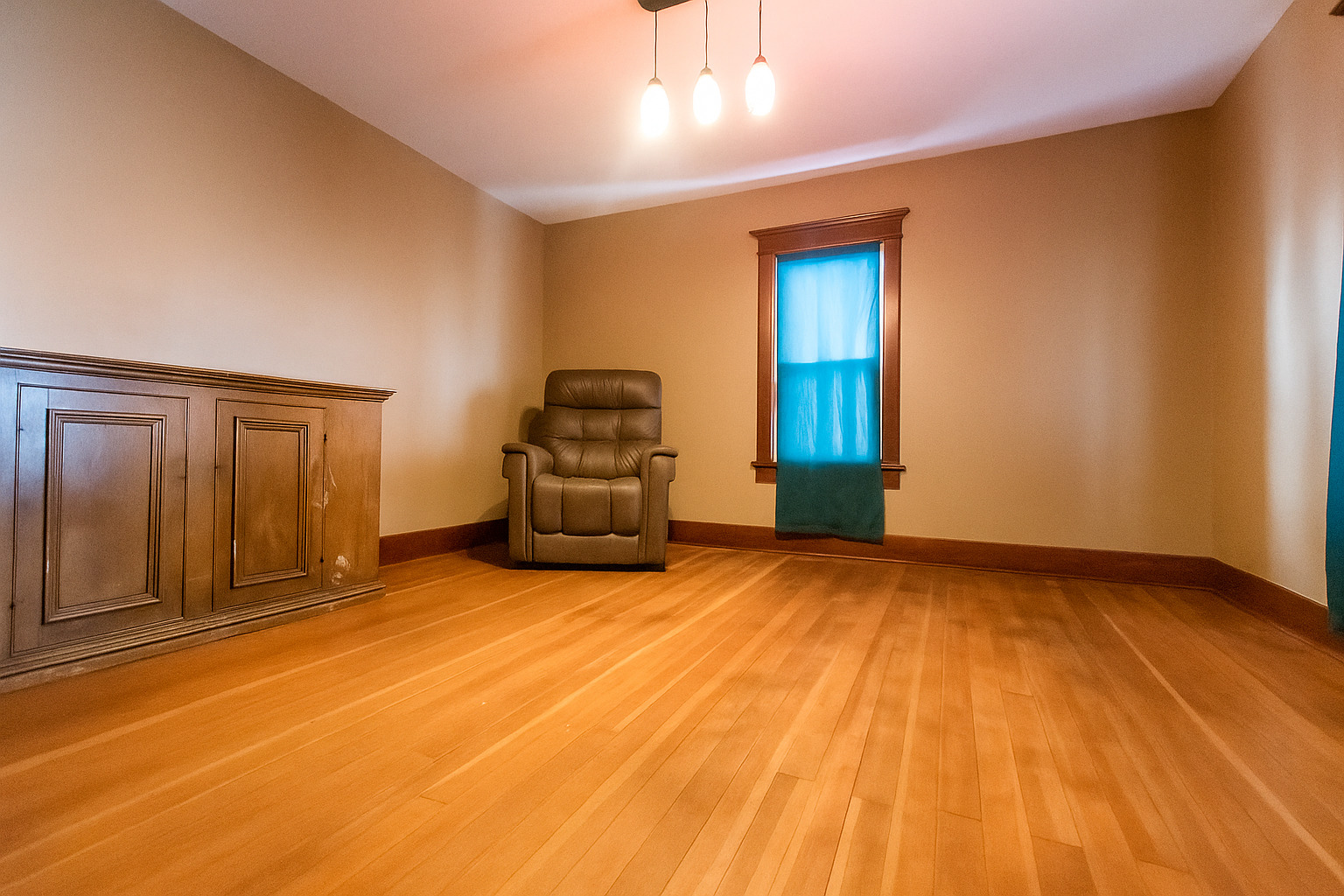 23396 Ideal Road Chadwick, IL 61014 - Photo 13 of 23 a view of empty room with fireplace and wooden floor