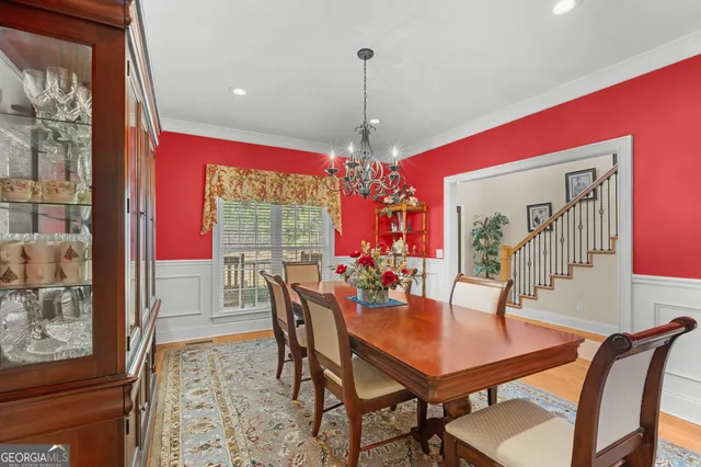 a bed room with a bed and furniture