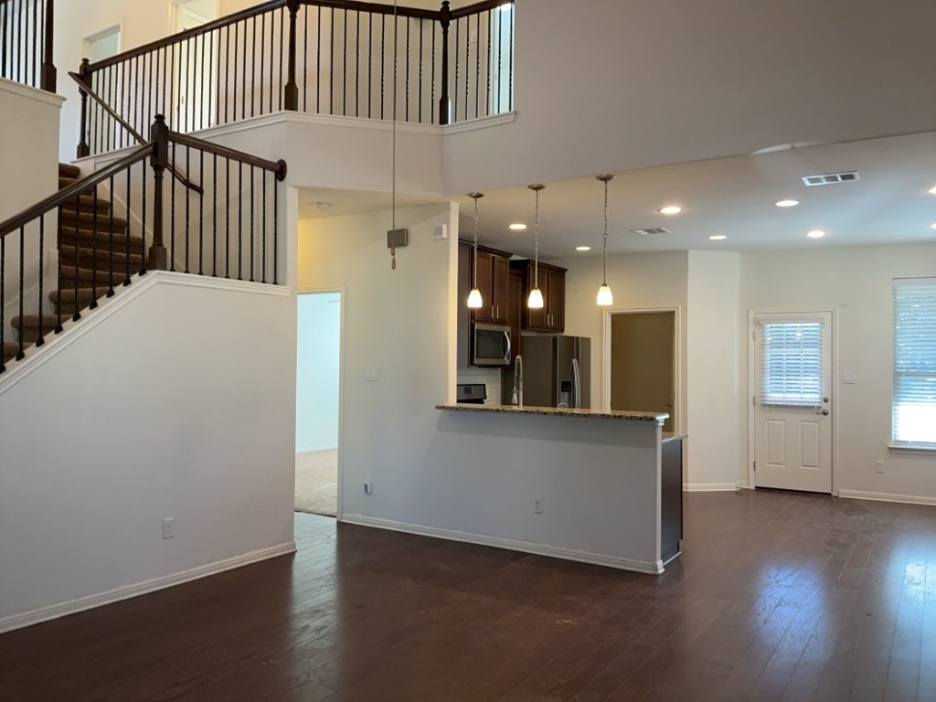 2909 Tempe Drive Leander, TX 78641 - Photo 6 of 38 Living overlooking the kitchen