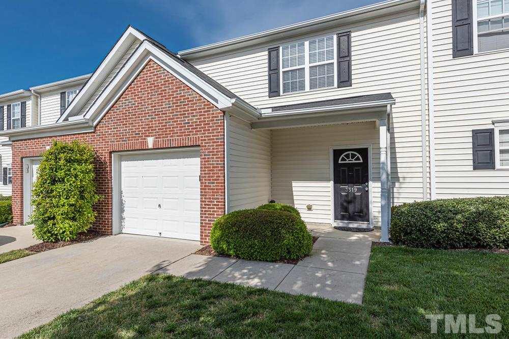 3519 Oneonta Avenue Raleigh, NC 27604 - Photo 2 of 30 One car front entry garage. Cute front porch perfect for some rocking chairs.