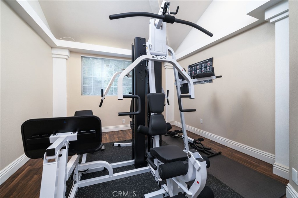 275 East 24th Street Upland, CA 91784 - Photo 40 of 74 a view of a room with gym equipment