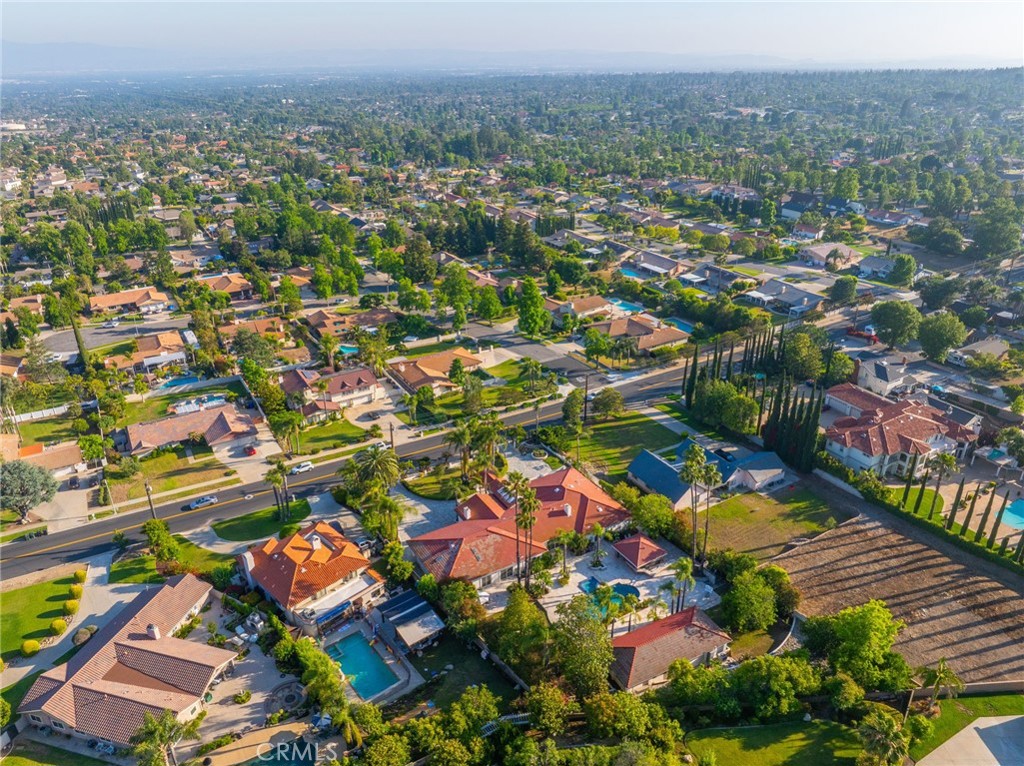 275 East 24th Street Upland, CA 91784 - Photo 73 of 74 an aerial view of residential houses with outdoor space and trees