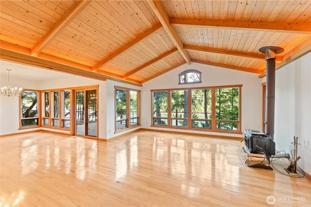 a view of an front door