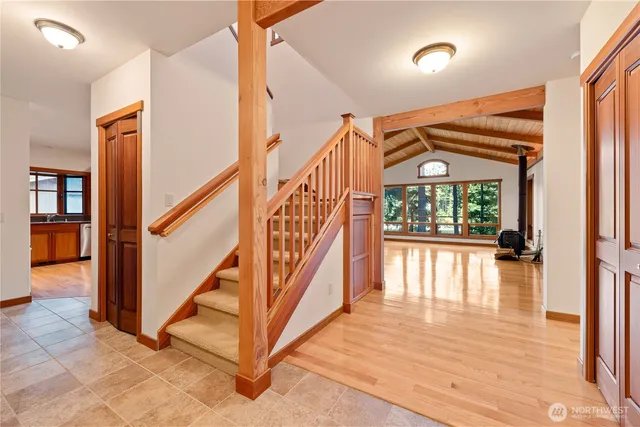 a view of an entryway