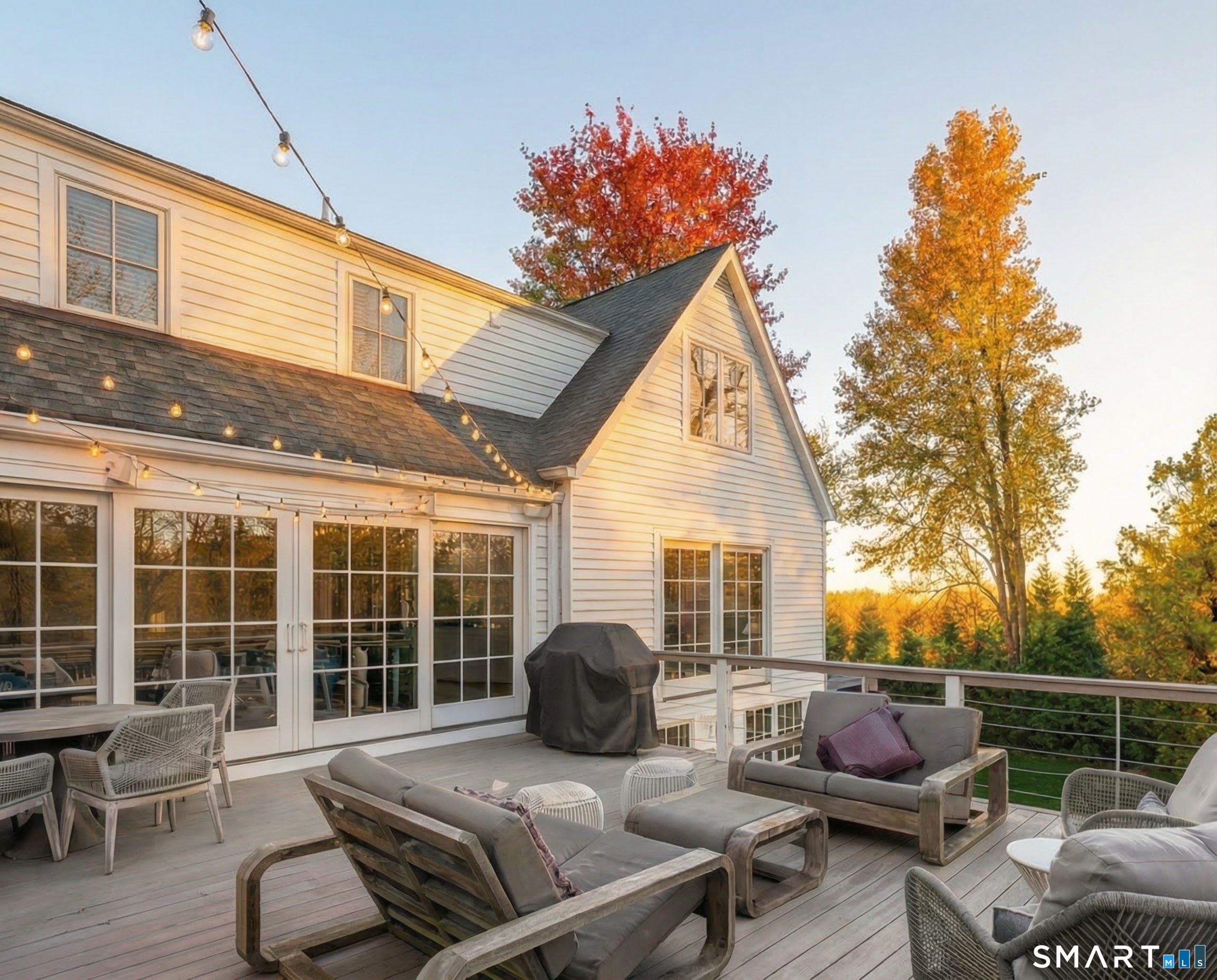 150 Hillspoint Road Westport, CT 06880 - Photo 30 of 40 a outdoor living space with furniture and garden view