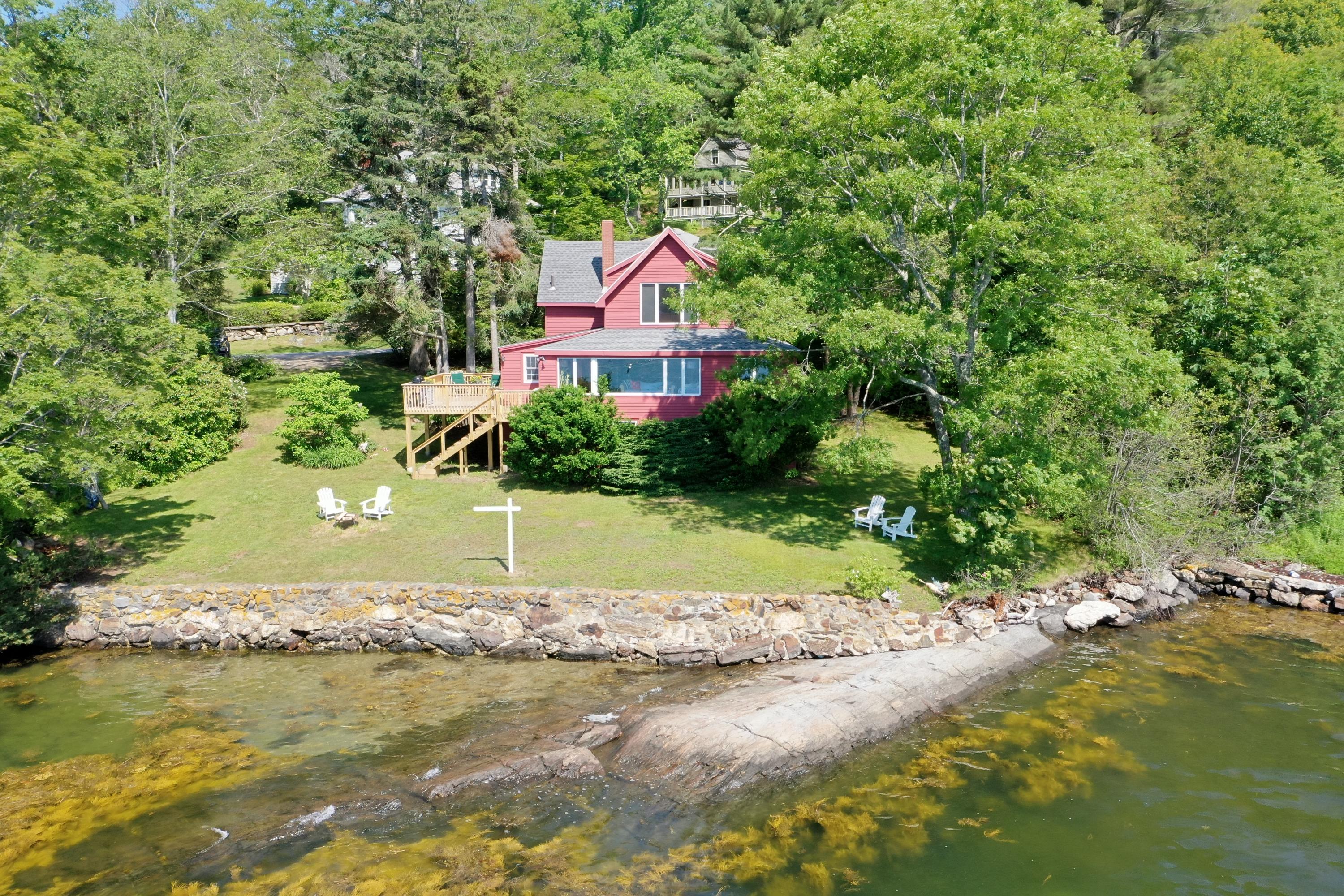 96 Murray Hill Road East Boothbay, ME 04544 - Photo 1 of 49 View of House From Water
