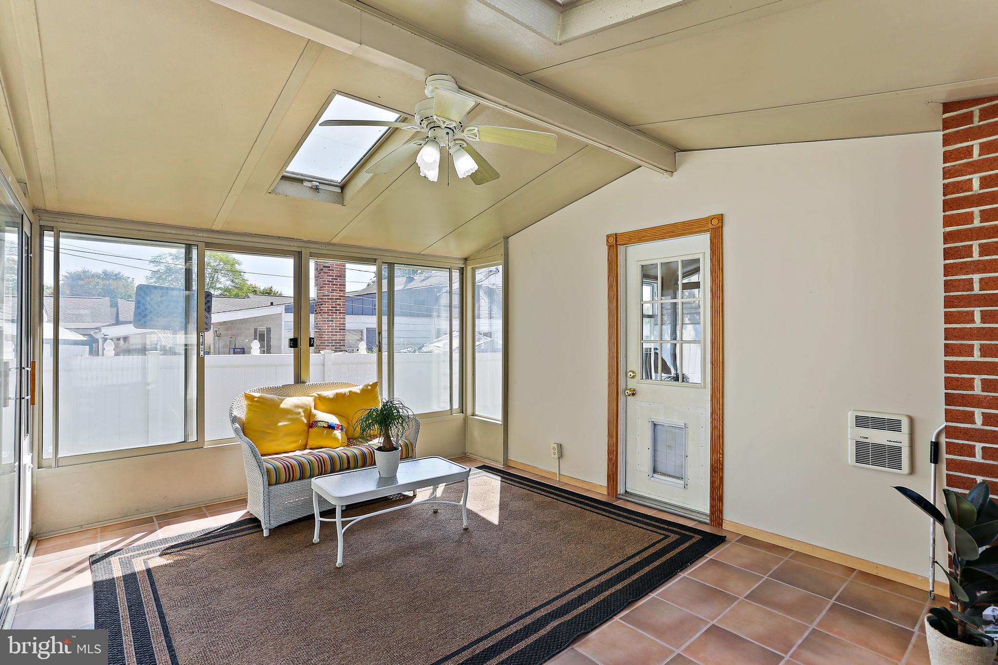 6 Honeycomb Road Middle River, MD 21220 - Photo 29 of 39 Sunroom w/ Skylights & Vaulted Ceiling