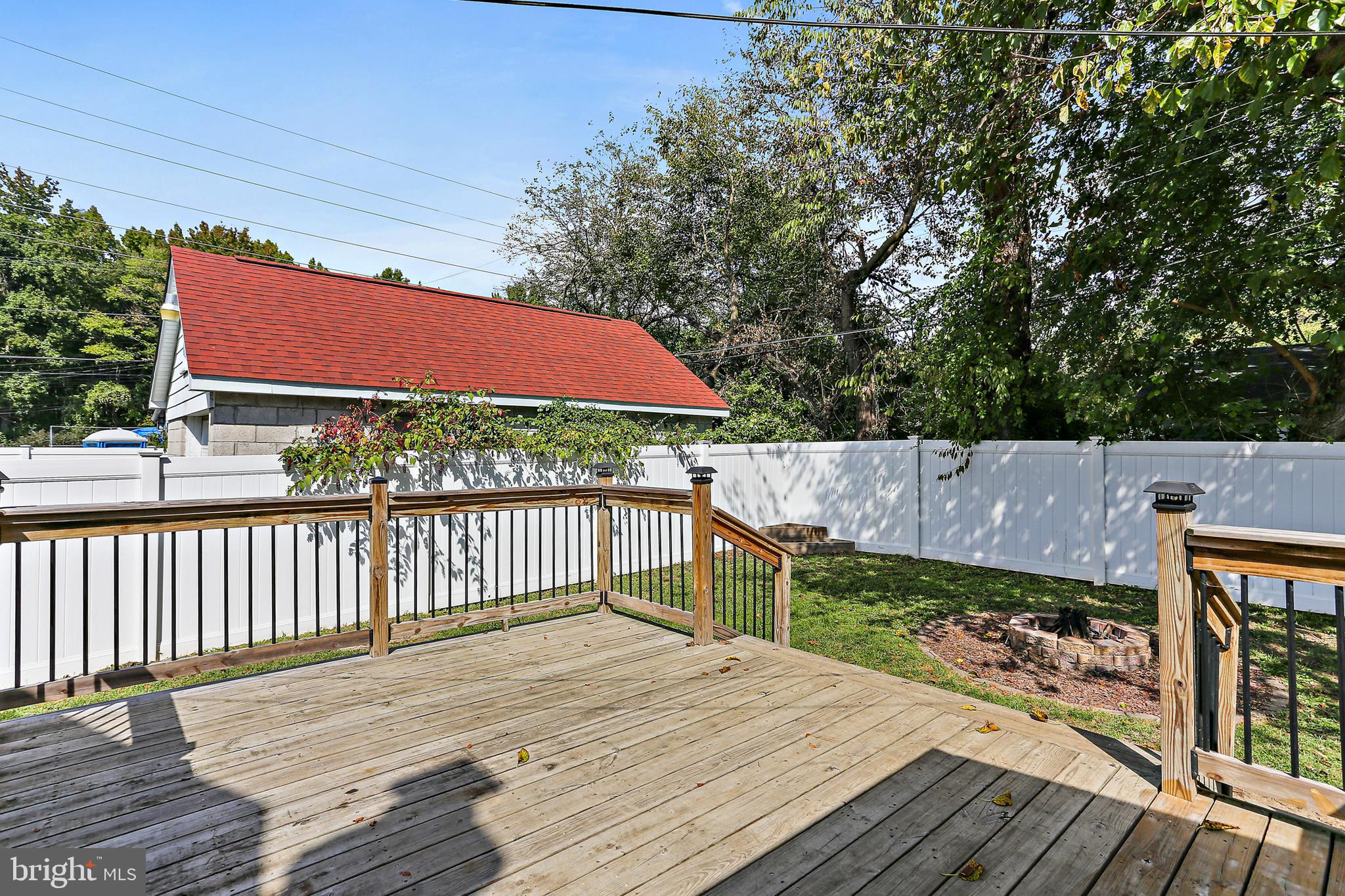 6 Honeycomb Road Middle River, MD 21220 - Photo 31 of 39 Newer Deck off Sunroom & Fully Fenced-In Yard