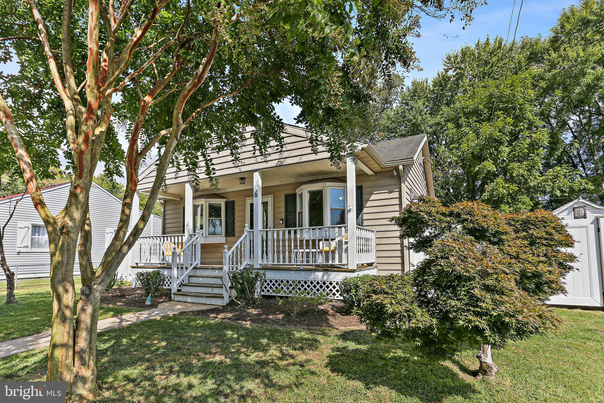 6 Honeycomb Road Middle River, MD 21220 - Photo 38 of 39 Front Exterior w/Crape Myrtle Tree