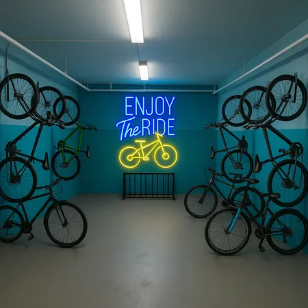 a view of light board with yellow walls