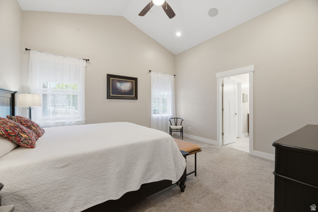 2109 Sunflower Lane Mapleton, UT 84664 - Photo 26 of 43 Spacious Primary Suite w/Vaulted Ceilings