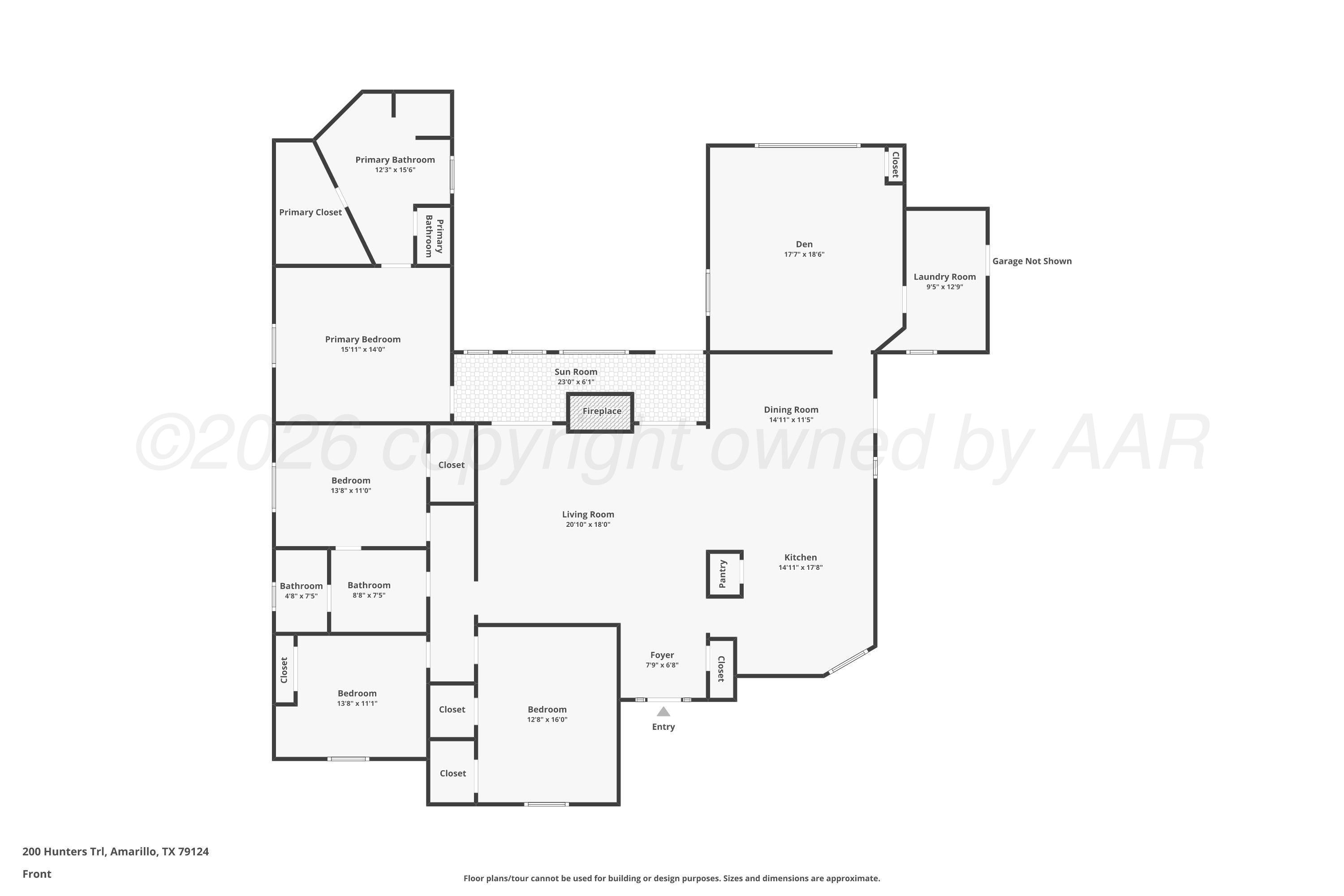 200 Hunters Trail Amarillo, TX 79124 - Photo 23 of 23 a picture of a room with a white wall and white walls