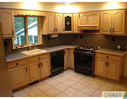 266 Hamlin Road North Brunswick, NJ 08902 - Photo 5 of 17 a kitchen with a sink stove and cabinets