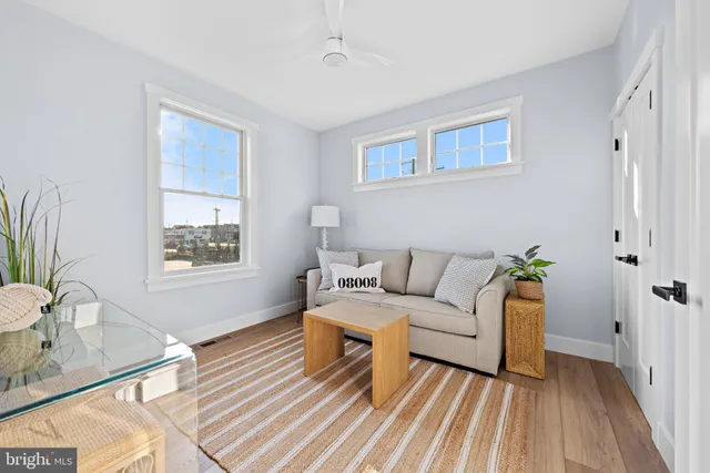 a view of a terrace with outdoor seating