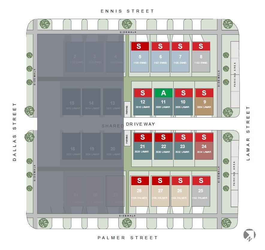 3008 Lamar Street Houston, TX 77003 - Photo 2 of 33 a picture of red cabinet