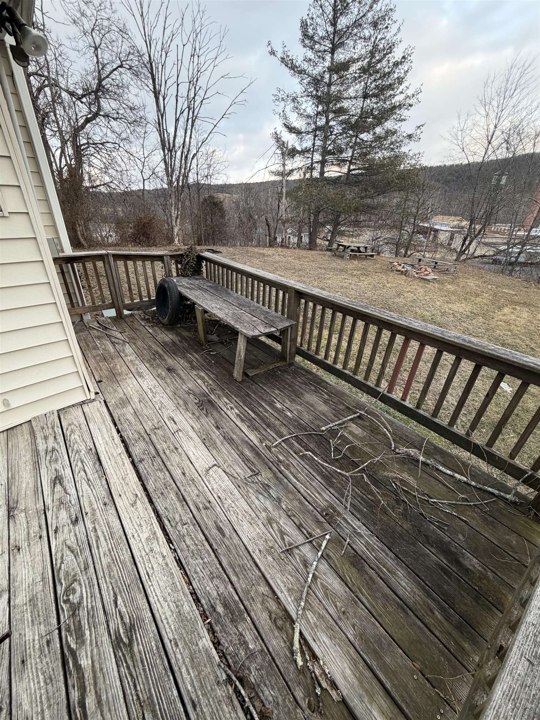 39 Church Hl Road Goshen, VA 24439 - Photo 19 of 27 a view of balcony with wooden floor