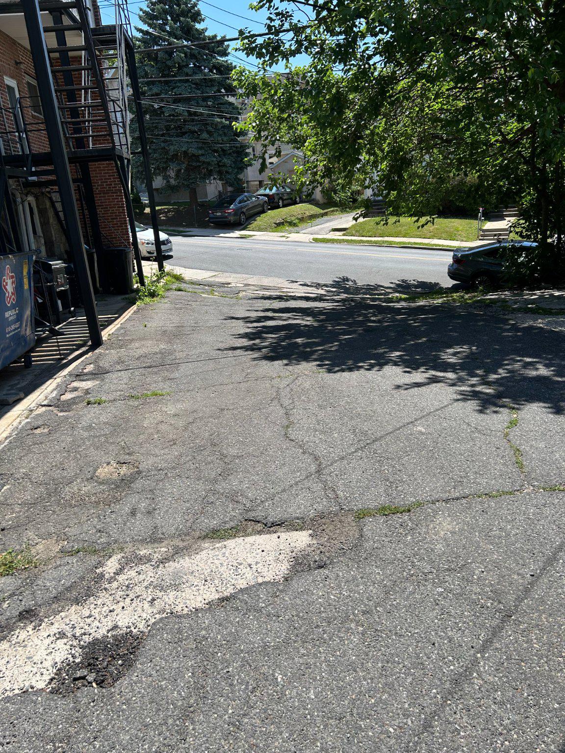308 Burmont Road Drexel Hill, PA 19026 - Photo 19 of 20 Rear driveway to access garage.