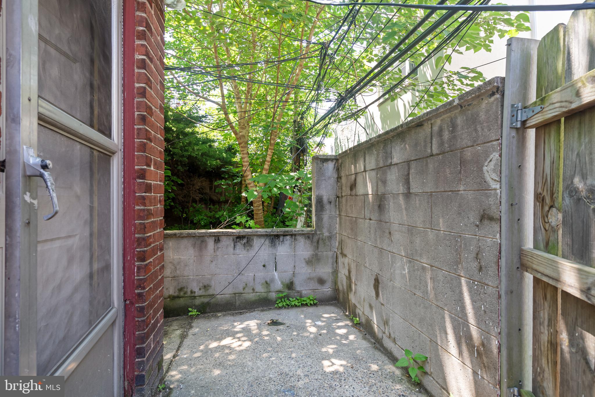 1618 South Broad Street Philadelphia, PA 19145 - Photo 10 of 27 a backyard of a house with a tree