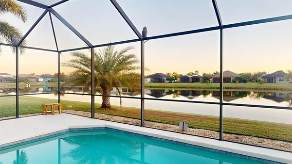 a bedroom with a bed and furniture