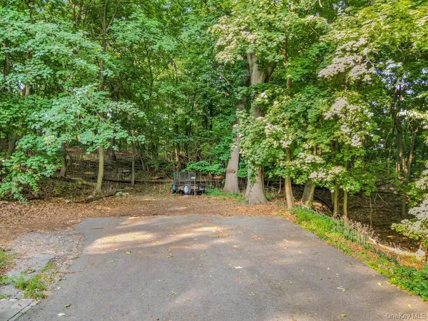 a view of yard with green space