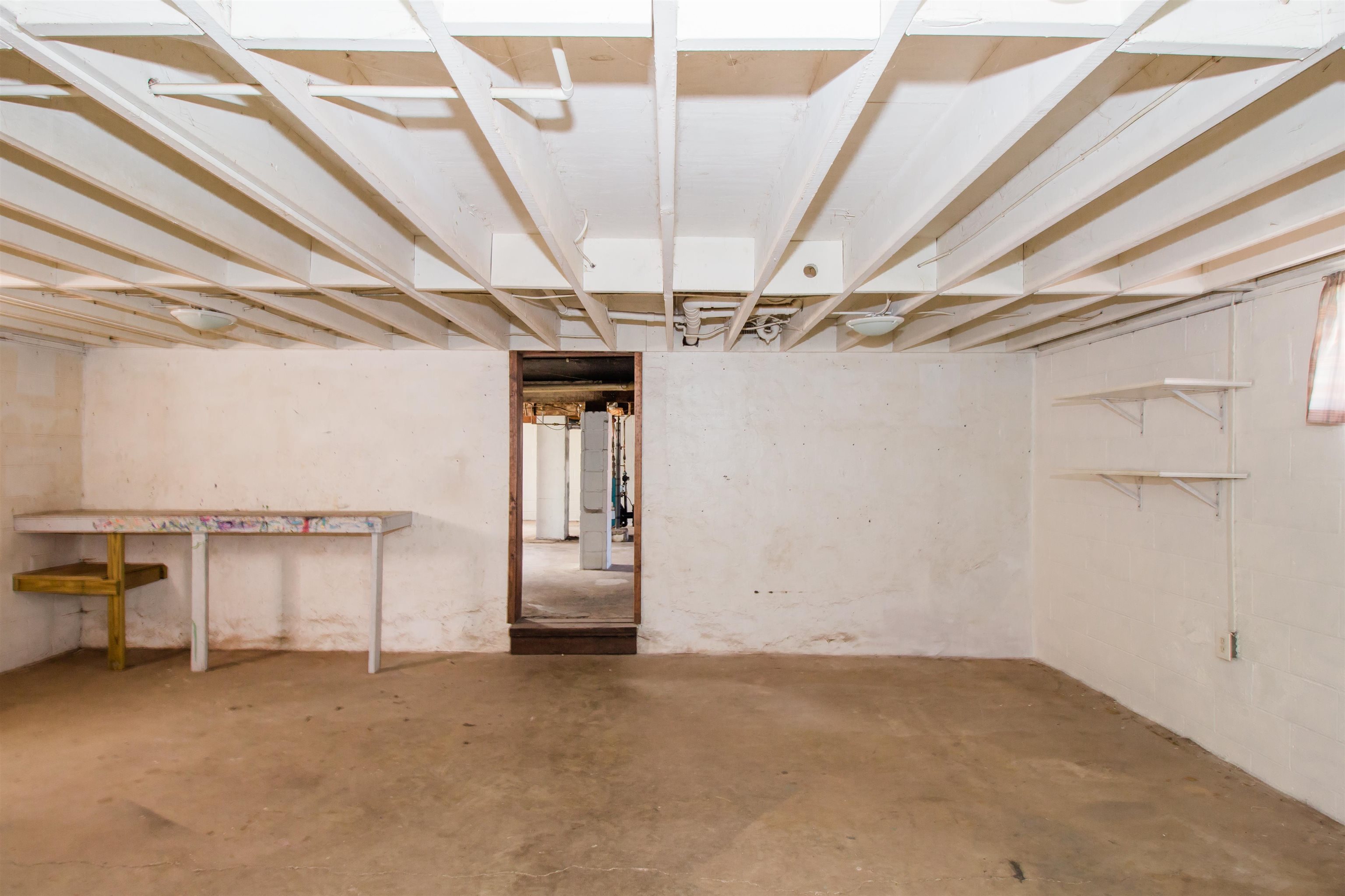 409 Bruce Street Bridgewater, VA 22812 - Photo 23 of 29 a view of a room with wooden walls