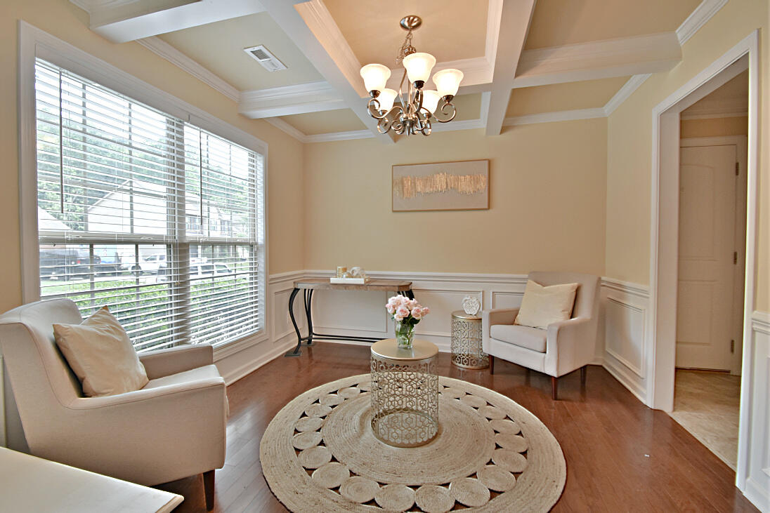 11645 Edison Road Knoxville, TN 37932 - Photo 8 of 30 Dining Room w/ Coffered Ceiling