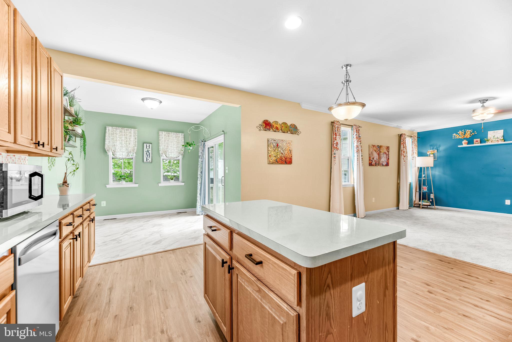 252 Rimfire Way Prince Frederick, MD 20678 - Photo 18 of 35 a view of a kitchen cabinets and a wooden floor