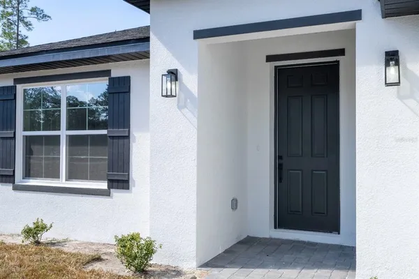 a view of front door