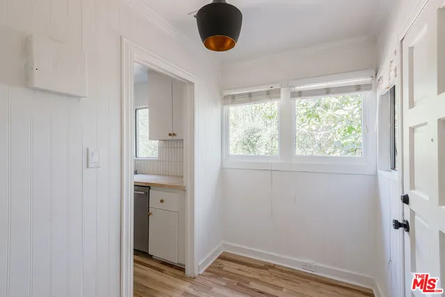a view of bathroom with a window