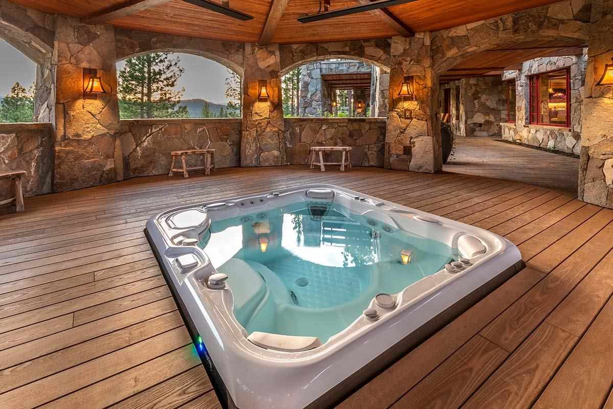 8207 Fallen Leaf Way Truckee, CA 96161 - Photo 9 of 21 a view of a swimming pool with a patio