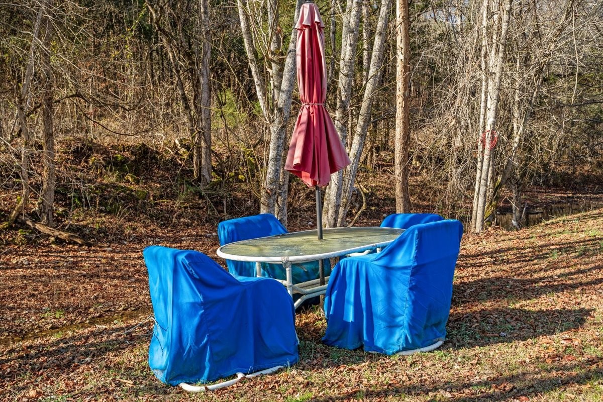 25 Cardinal Road Linden, TN 37096 - Photo 67 of 84 a view of a chairs and table in the patio