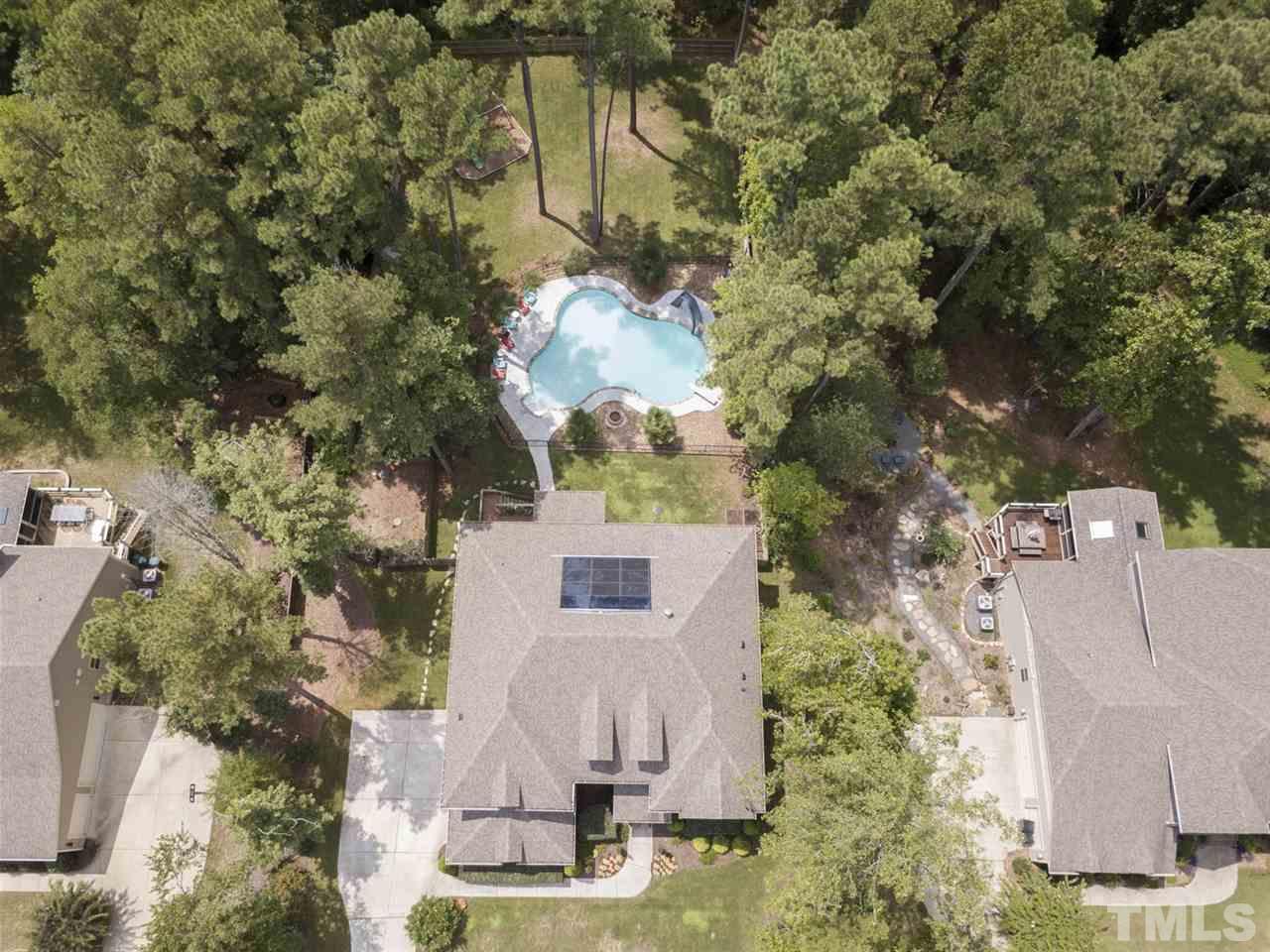 4844 Inwood Road Raleigh, NC 27603 - Photo 23 of 25 an aerial view of residential houses with outdoor space