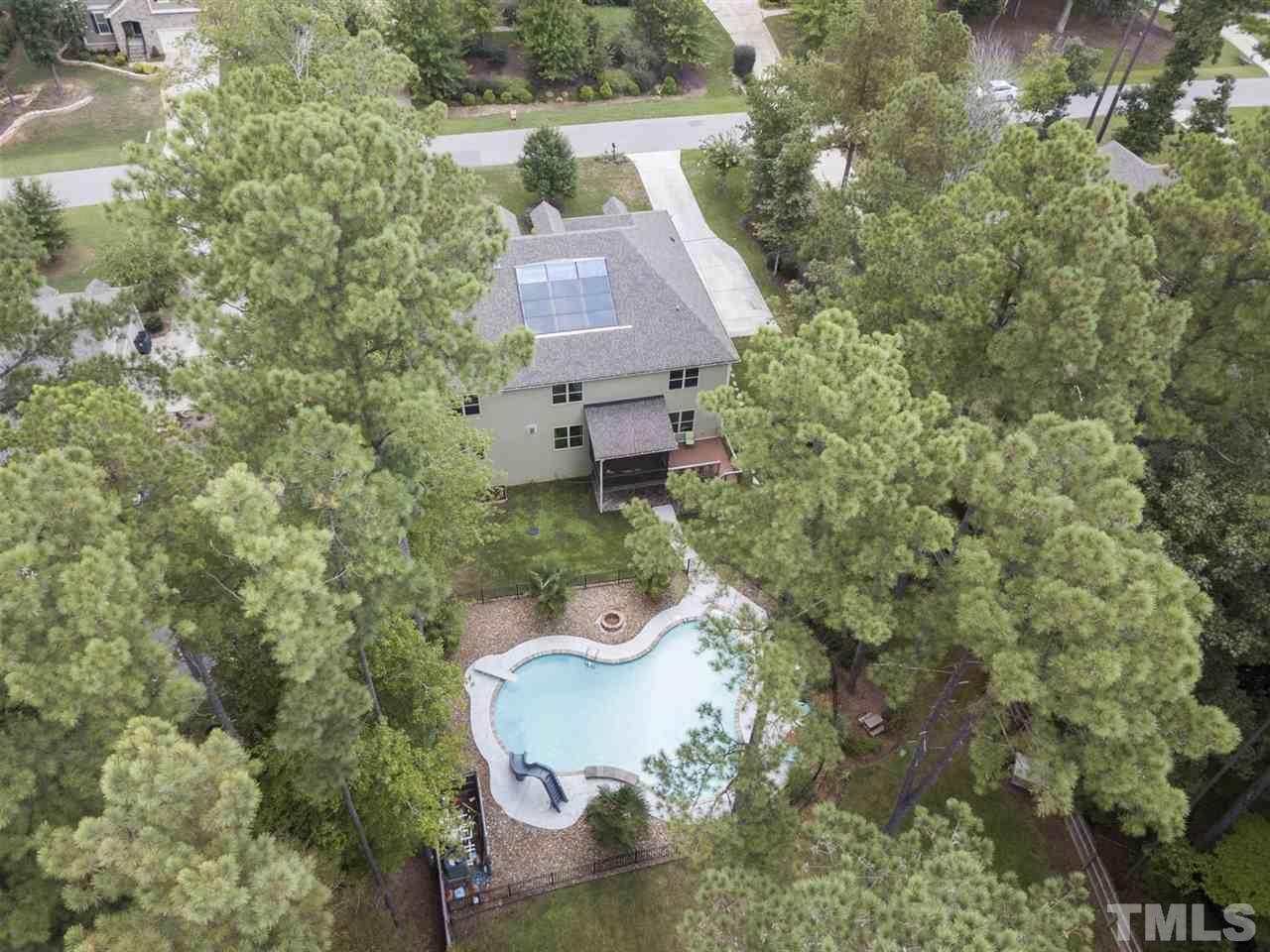 4844 Inwood Road Raleigh, NC 27603 - Photo 24 of 25 an aerial view of a house with a yard