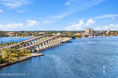 a view of a terrace with city view