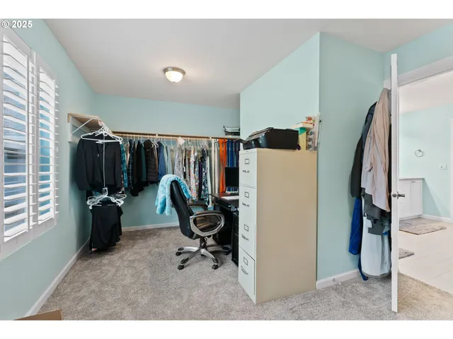 a view of a storage and utility room