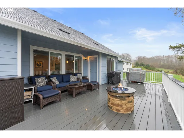 a outdoor space with patio furniture