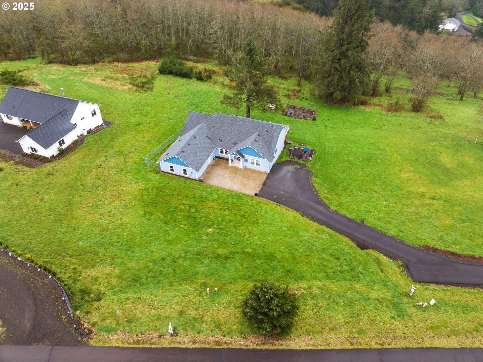 10360 Skyview Road Tillamook, OR 97141 - Photo 44 of 47 an aerial view of a garden