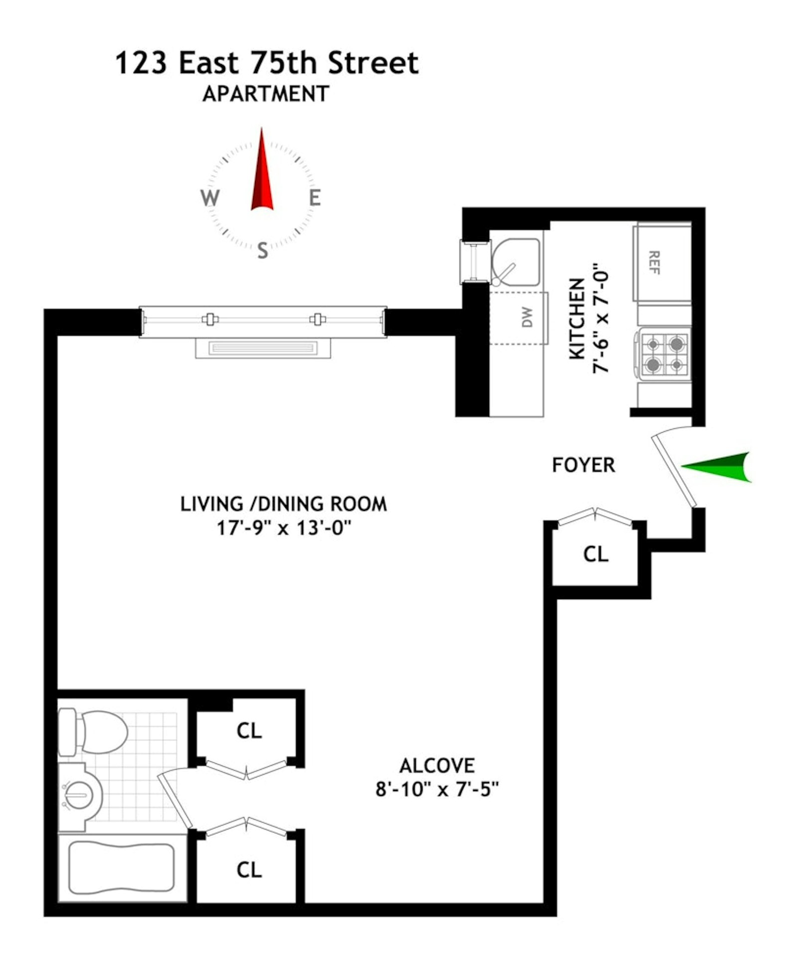 123 East 75th Street, Unit 6A Manhattan, NY 10021 - Photo 5 of 5 a picture of a park