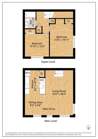 a view of a large building with a bench