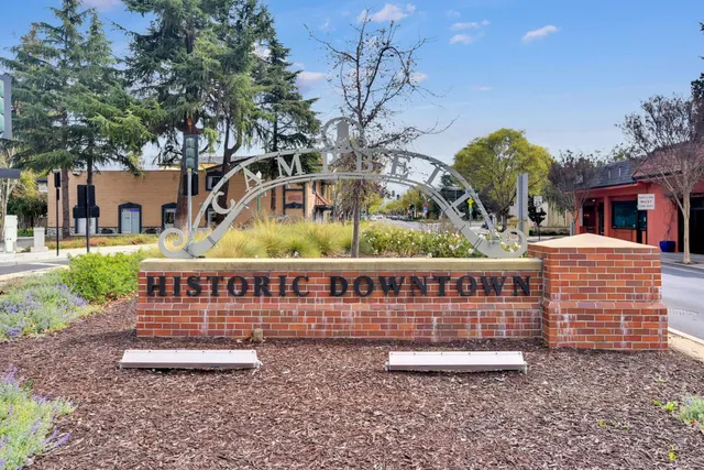 a front view of a building