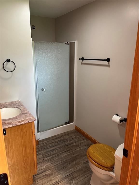 8018 De Villars Road Cochranton, PA 16314 - Photo 16 of 25 a bathroom with a granite countertop toilet and a sink