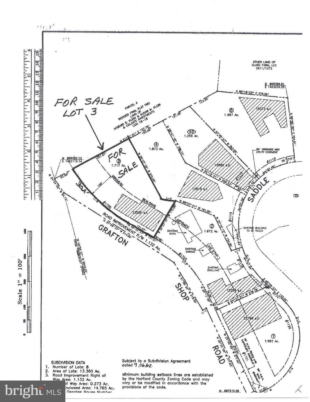 1705 Grafton Shop Road Forest Hill, MD 21050 - Photo 2 of 2 PLAT