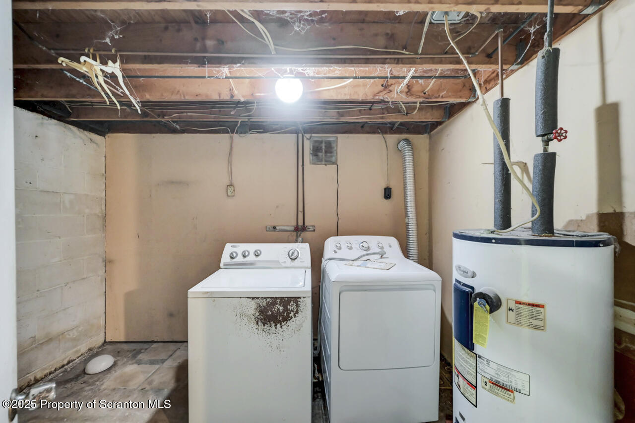 446 Maple Grove Road Moscow, PA 18444 - Photo 41 of 51 a utility room with dryer and washer